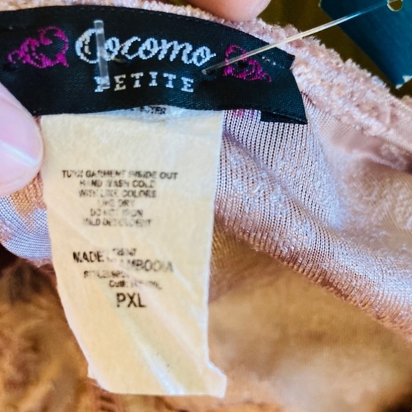 Cocomo Petite Pink Boho Top - Picture 6 of 6